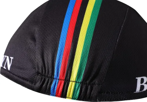 Vista 11 de Brooklyn - Gorra de ciclismo retro para usar debajo del casco, forro de casco de ciclismo, transpirable y absorción de sudor