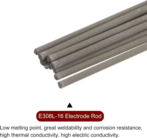Vista 4 de HARFINGTON E308L-16 Varilla de soldadura 1/16 "x 10" 304 Varilla de soldadura de acero inoxidable A102 Electrodos Soldadura para soldadura Acero