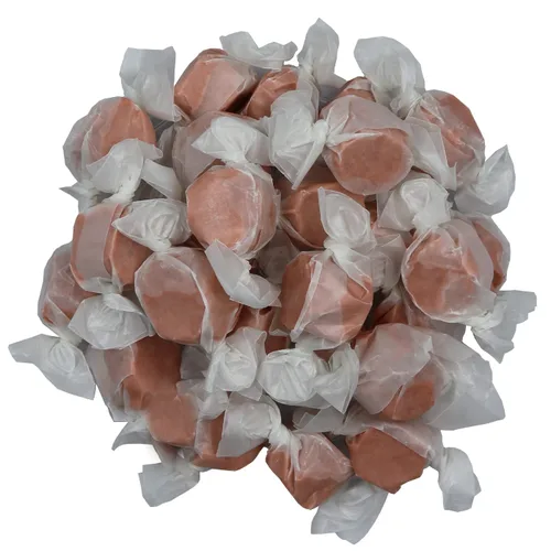 Vista 42 de Dulces gourmet suaves y masticables de agua salada, envueltos individualmente, bolsa a granel (pastel de manzana, 1 libra (paquete de 1))