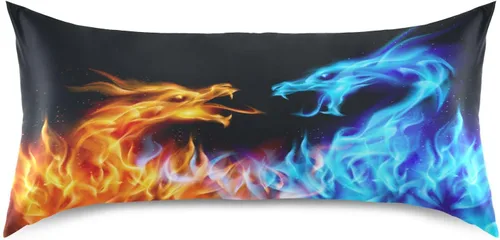 Vista 12 de Fundas de almohada de seda con estampado negro de camión monstruo para cabello y piel, suave, transpirable, suave, refrescante, funda de almohada