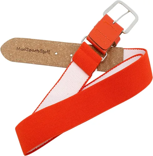 Vista 2 de MadSportsStuff Baseball Belt Softball Belt Adjustable - Boys Men Girls Women - Youth and Adult Sizes