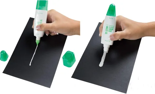 Vista 5 de Tombow 52195 Pegamento líquido MONO Multi XL, 1.76 onzas cada uno, paquete de 10. Tamaño económico, pegamento multiusos con dispensador de doble