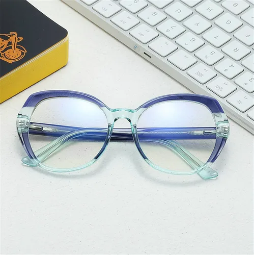 Vista 5 de Gafas de lectura fotocrómicas progresivas de transición multienfoque para mujer, de gran tamaño, redondo, para presbicia, lector de gafas de sol