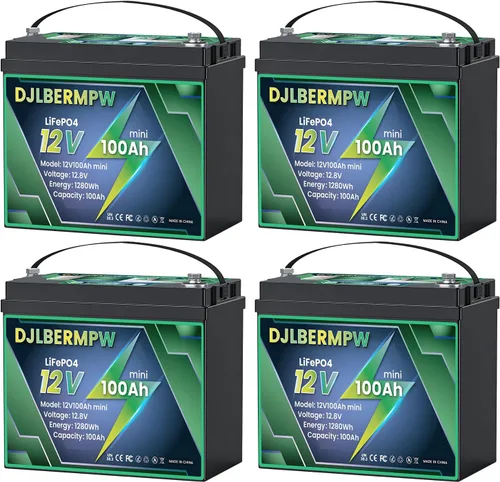 Vista 11 de Batería de litio de 12V 30Ah, baterías LiFePO4 de 12V, potencia de carga de 384W, batería de ciclo profundo de iones de litio y fosfato de hierro