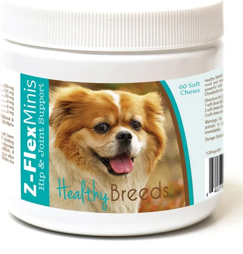 Vista 9 de Healthy Breeds Affenpinscher Z-Flex Minis - Masticables suaves para cadera y articulaciones, 60