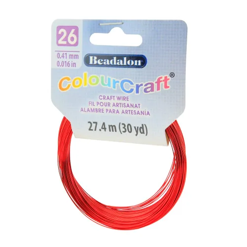 Vista 15 de Beadalon ColourCraft - Alambre para hacer joyas, artesanía pesada, núcleo de cobre estructural, calibre 16, bobina de cobre de 2.3 yardas