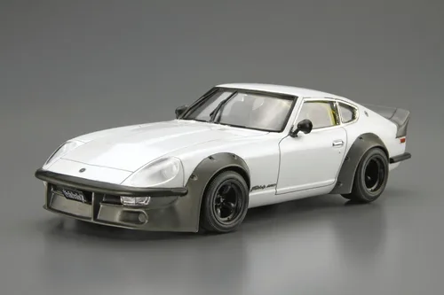 Vista 2 de Aoshima Nissan S30 Fairlady Z Aero Custom (Ver. 2) '75 Kit de modelo a escala 1:24