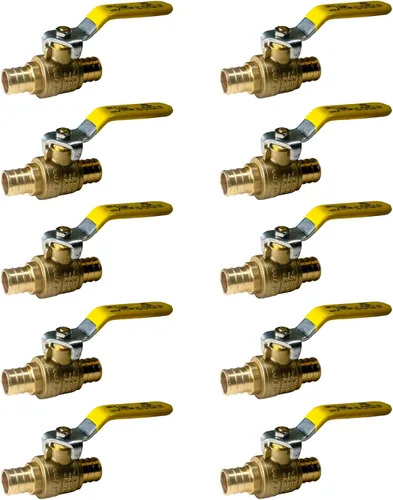 Vista 27 de XFITTING 2 piezas de válvula de bola Pex de 1 pulgada, 23-1-1 = 2X (2 paquetes)