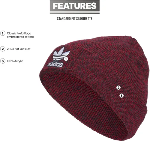 Vista 2 de adidas Trefoil Gorro unisex para adultos