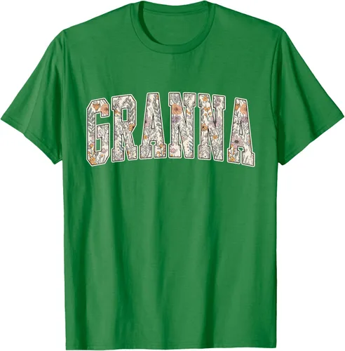 Vista 4 de Granna - Camiseta retro para el día de la madre Negro
