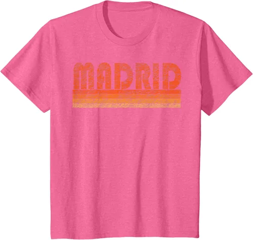 Vista 39 de clásico Retro Madrid playera, hombre 3XL, Asphalt Negro