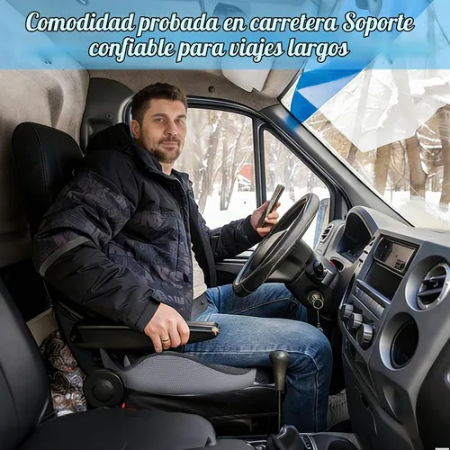 Vista 8 de VUSIGN Cojín de asiento extragrande para conductores de camiones y automóviles, cojín de asiento de espuma viscoelástica para conducción prolongada