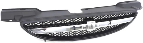 Vista 2 de 2004-2007 Compatible con CHEVROLET Aveo Parrilla Frontal Cromo NEGRO