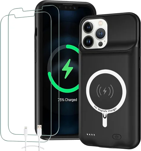 Vista 13 de Funda de batería para iPhone 6/6s/7/8/SE 2/3ª generación, cargador portátil de 10000 mAh, batería recargable, funda de carga compatible con iPhone