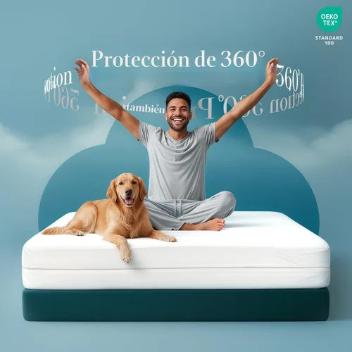 Vista 4 de Utopia Bedding - Protector de colchón Twin con zíper, 100% impermeable, a prueba de chinches y ácaros del polvo, funda para colchón absorbente de 6