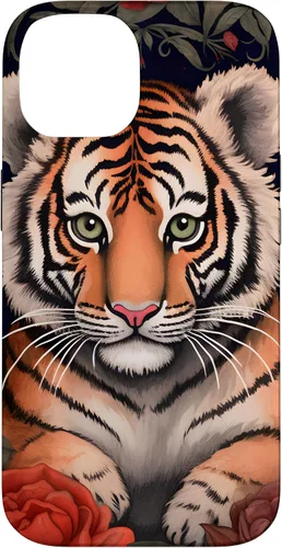 Vista 4 de Red Roses Tiger Cub Case for iPhone 17