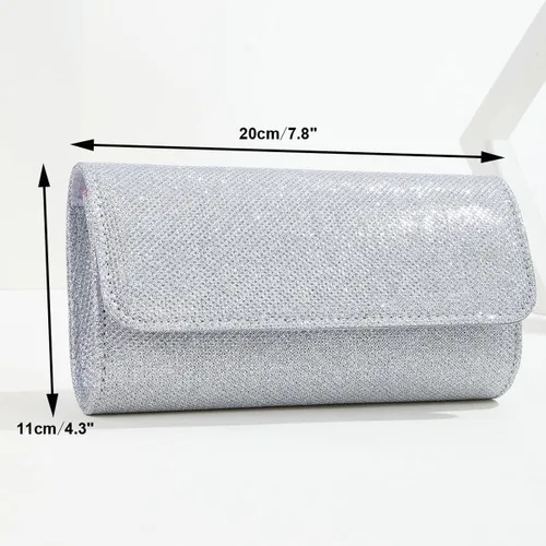 Vista 5 de AITING Cartera de mano para mujer, fiesta de noche, boda, baile de graduación