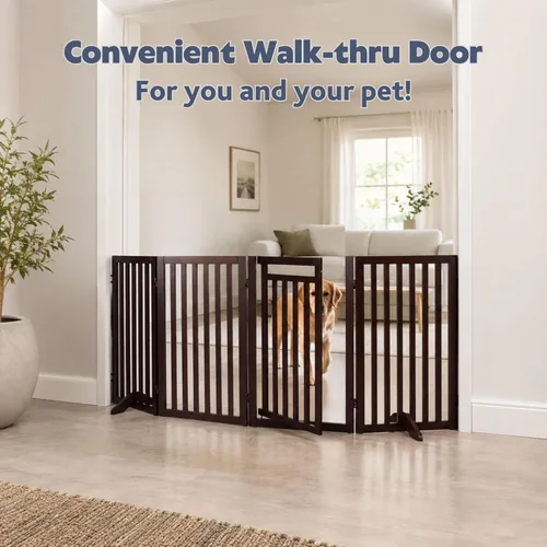 Vista 2 de TRIXIE Puerta de madera convertible para perros