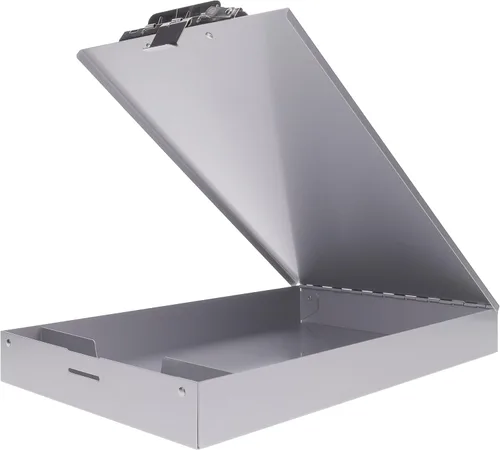 Vista 6 de Saunders Recycled Aluminum Redi-Rite Storage Clipboard with Self-Locking Latch – Lightweight, Weather-Resistant Lacquer Finish Stationery Box.