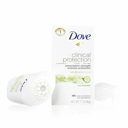 Vista 4 de Dove Desodorante, protección clínica para mujeres, paquete variado de 3 varillas, desodorante antitranspirante con 48 horas de cobertura, hidratante