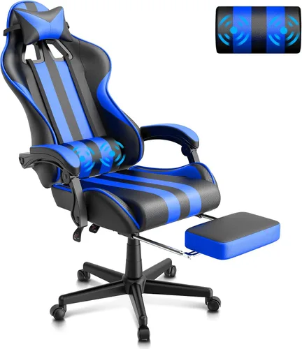 Vista 13 de Silla ergonómica de juego Miami Blue para adultos y adolescentes