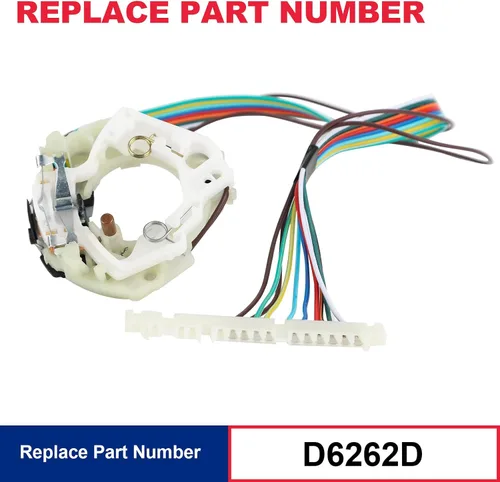 Vista 2 de Interruptor de señal de giro apto para Buick Pontiac Chevy Cadillac GMC Jeep Dodge Reemplazo # D6262D