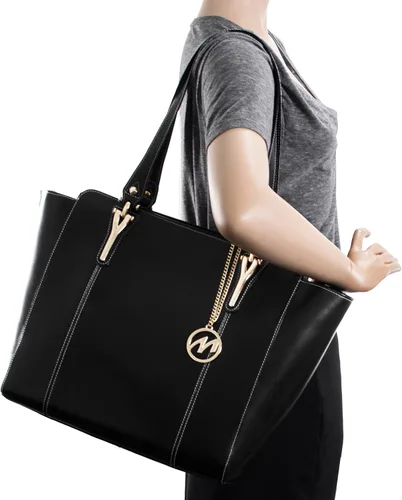 Vista 5 de McKlein Aldora - Bolso de piel para mujer con bolsillo para tablet