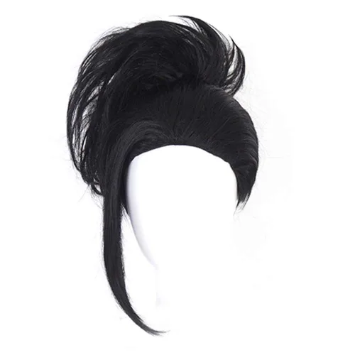 Vista 2 de Anime Cosplay Momo Yaoyorozu Pelucas para mi héroe Academia Pelo sintético Halloween disfraz Pelucas