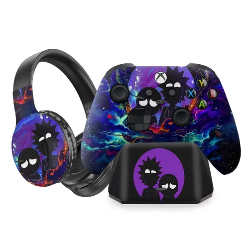 Vista 15 de Vennom Original X-box Modded Controller Wireless and Stand Compatible with X-box One Series X- Customized in USA with Advanced HydroDip Print