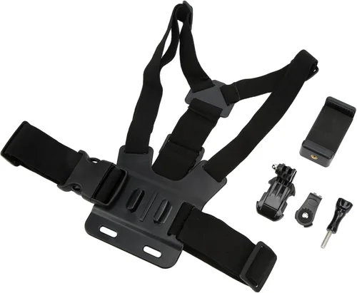 Vista 7 de Soporte de pecho para selfie para teléfono celular, correa de pecho para teléfono móvil, correa de arnés con soporte universal para teléfono