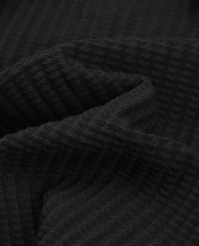Vista 7 de Suéter de cuello alto para hombre, ajustado, cuello alto, suéter de manga larga, suéter térmico