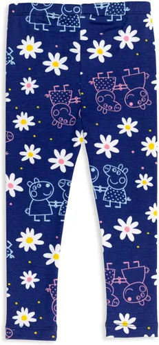 Vista 3 de Peppa Pig Conjunto de sudadera con capucha y leggings de forro polar para niñas pequeñas y grandes