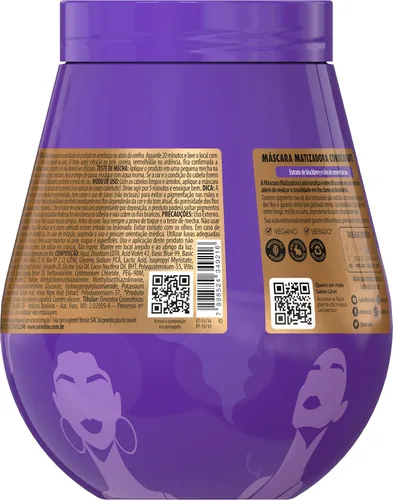 Vista 5 de Mascara Matizadora Mascarilla Tónica Morada #todecacho Salon Line
