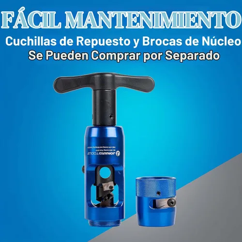 Vista 5 de Jonard Tools HSC-875 Herramienta de extracción y pelado de línea dura 0.875 "para cables Times Fiber T10 y Commscope P3