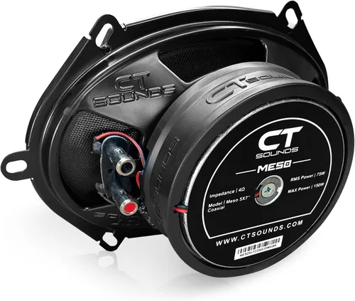 Vista 4 de CT Sounds Meso - Altavoces coaxiales para coche, 5 x 7, 300 W, 2 vías, 2 unidades, par