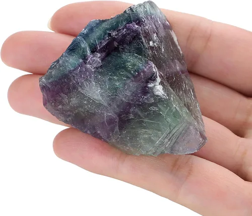 Vista 21 de XIANNVXI Amazonita 1.8-2.2" Cristales Crudos Grandes y Piedras Curativas Rocas de Cristal Natural en Bruto Pulido Cabujón Fuente Rocas 1PCS