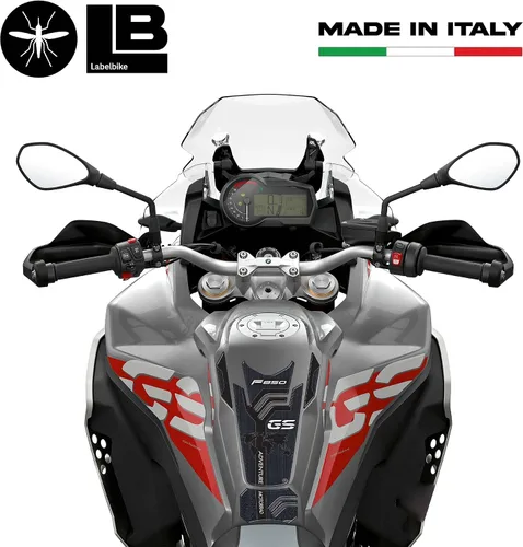 Vista 3 de labelbike - Adhesivo 3D para motocicleta, protección y decoración para depósito de combustible en resina compatible con BMW F850 GS Adventure
