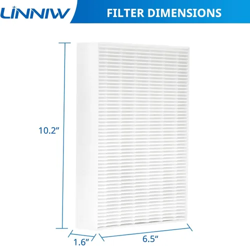 Vista 2 de LINNIW Filtro HPA300 R Paquete de 3 filtros de repuesto R compatibles con purificadores de aire Honeywell HPA300, compatible con HPA090, HPA100