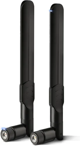 Vista 7 de Bingfu Antena de cámara celular 4G LTE 8dBi RP-SMA macho (10 unidades) compatible con Spypoint Link Micro Solar EVO Link S Dark Wildlife Hunting