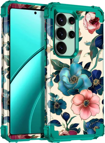 Vista 24 de Hekodonk Funda para Galaxy A15 5G, tres capas de alta resistencia a prueba de golpes, plástico duro+silicona suave, funda protectora de cuerpo Todo
