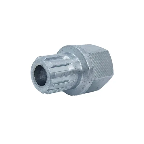 Vista 8 de Llave de bloqueo de rueda de acero cromado para Volkswagen, llave de tornillo antirrobo para tuerca compatible con VW (52)