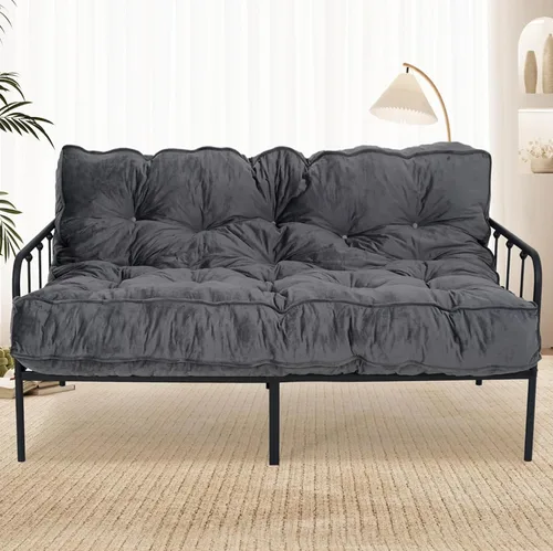 Vista 9 de Colchón futón de 8 pulgadas, tamaño matrimonial, futones extragruesos, sofá cama, colchón plegable japonés para adultos, colchones plegables