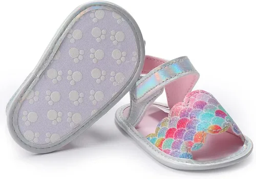 Vista 3 de Sandalias para bebés y niñas con vestido de princesa para primeros pasos