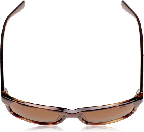 Vista 4 de GUESS GU6809 GU6809 BRN-1 - Lentes de sol de moda color marrón, 2.165in