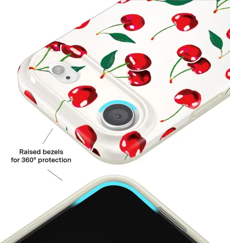 Vista 531 de VELVET CAVIAR Funda para iPhone 15, compatible con MagSafe, probada contra caídas de 10 pies, fundas protectoras de diseño, leopardo color rosa