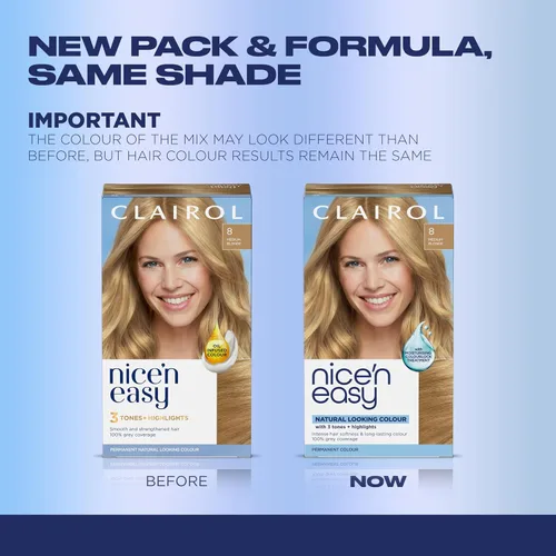 Vista 84 de Clairol Nice'n Easy - Tinte permanente para el cabello, color castaño medio 5, paquete de 3 unidades 5 Marrón medio
