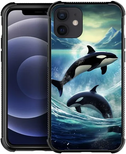 Vista 31 de Funda compatible con iPhone 8 Plus, diseño de oso de bosque otoñal, a prueba de golpes, antiarañazos, carcasa trasera de policarbonato duro