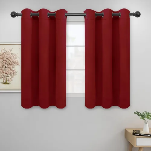 Vista 69 de Easy-Going - Cortinas opacas para dormitorio, aislamiento térmico sólido con ojales, cortinas de ventana para reducción de ruido, cortinas