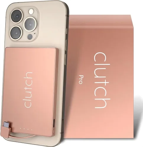 Vista 20 de Clutch - Cargador portátil Pro USB-C - Compatible con dispositivos iPhone 15, 16, 17 y Android - Batería magnética de banco de energía - Aprobado