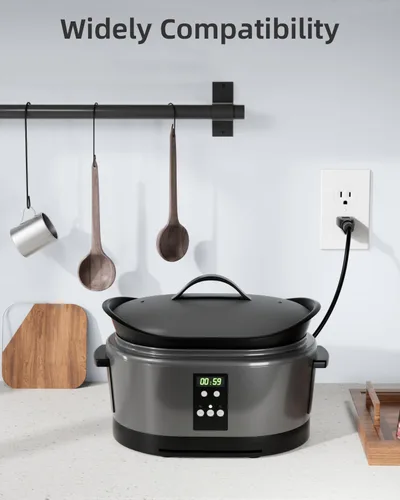 Vista 4 de Cable de alimentación para olla a presión eléctrica instantánea, olla rápida de potencia, olla arrocera, microondas, máquina de leche de soja y más
